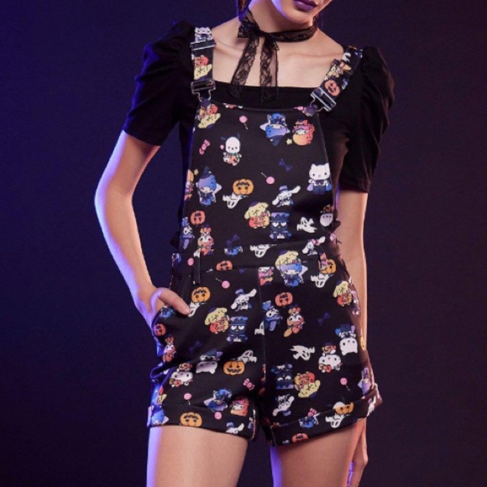 Hello Kitty And Friends Halloween Scuba Shortalls Hot‎ Topic Sanrio My Melody